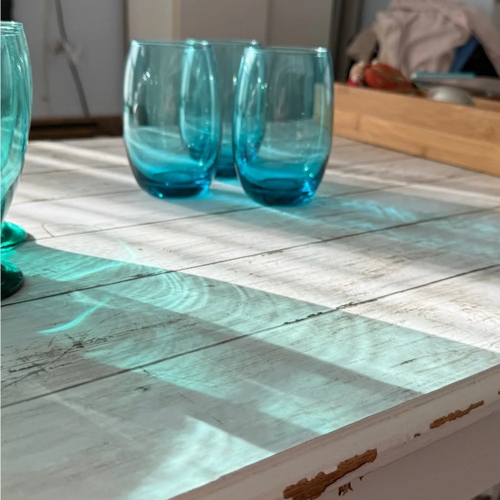 Set of Blue Glass Tumblers - Picture 9 of 9